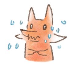 The little fox and his friends sticker #12530329