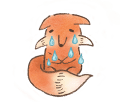 The little fox and his friends sticker #12530333