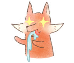 The little fox and his friends sticker #12530338