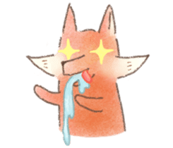 The little fox and his friends sticker #12530338