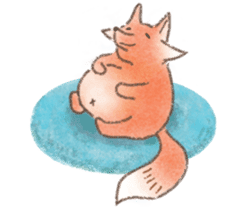 The little fox and his friends sticker #12530339