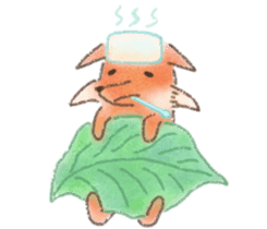 The little fox and his friends sticker #12530344