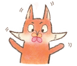 The little fox and his friends sticker #12530345