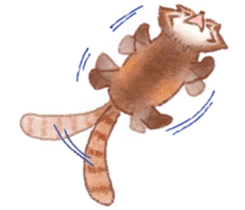 The little fox and his friends sticker #12530353