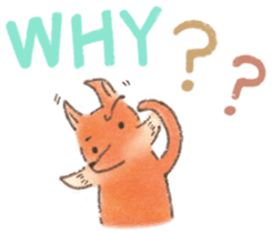 The little fox and his friends sticker #12530359