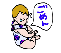 Little friends funny daily stickers sticker #12531436