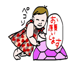 Little friends funny daily stickers sticker #12531442