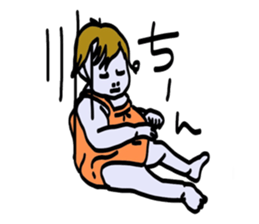 Little friends funny daily stickers sticker #12531446