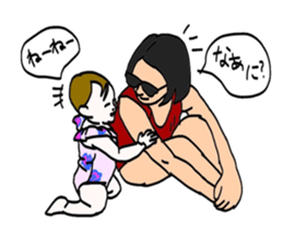 Little friends funny daily stickers sticker #12531450