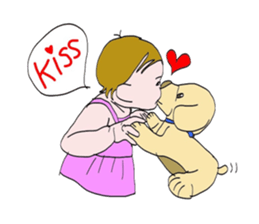 Little friends funny daily stickers sticker #12531456