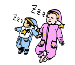 Little friends funny daily stickers sticker #12531468