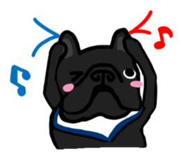 French bulldog family14 sticker #12531593