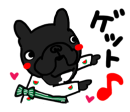 French bulldog family14 sticker #12531597