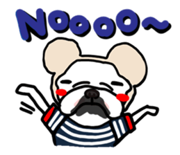 French bulldog family14 sticker #12531605