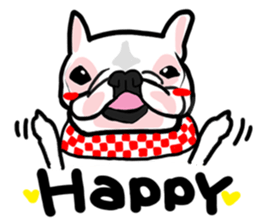 French bulldog family14 sticker #12531612