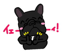 French bulldog family14 sticker #12531623