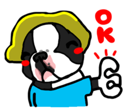 French bulldog family14 sticker #12531625