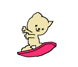 Daily life of a naughty kitten4 sticker #12532359