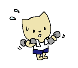 Daily life of a naughty kitten4 sticker #12532360