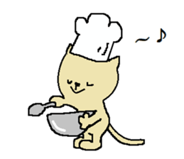 Daily life of a naughty kitten4 sticker #12532365