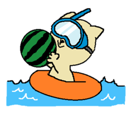 Daily life of a naughty kitten4 sticker #12532384