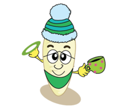 Funny Radish sticker #12532636