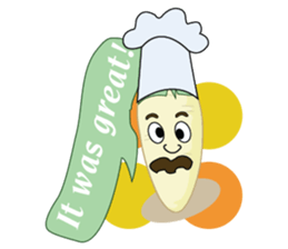 Funny Radish sticker #12532638