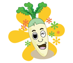 Funny Radish sticker #12532666