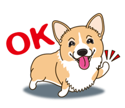 Sticker of Welsh Corgi. (English) sticker #12534040