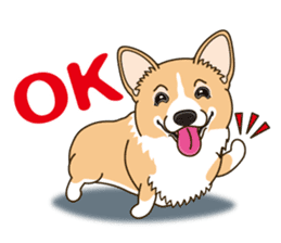 Sticker of Welsh Corgi. (English) sticker #12534040