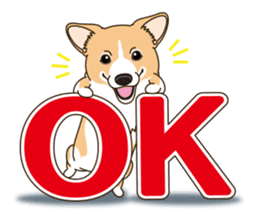 Sticker of Welsh Corgi. (English) sticker #12534041