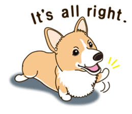 Sticker of Welsh Corgi. (English) sticker #12534043