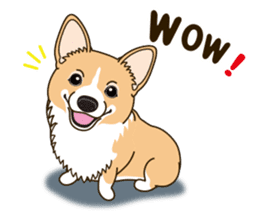 Sticker of Welsh Corgi. (English) sticker #12534046