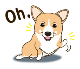 Sticker of Welsh Corgi. (English) sticker #12534049
