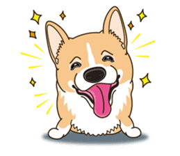 Sticker of Welsh Corgi. (English) sticker #12534053