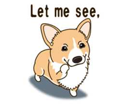 Sticker of Welsh Corgi. (English) sticker #12534054