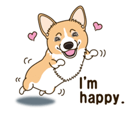 Sticker of Welsh Corgi. (English) sticker #12534063