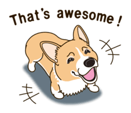 Sticker of Welsh Corgi. (English) sticker #12534065