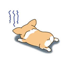 Sticker of Welsh Corgi. (English) sticker #12534068