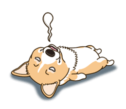 Sticker of Welsh Corgi. (English) sticker #12534069