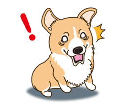 Sticker of Welsh Corgi. (English) sticker #12534071