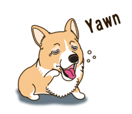 Sticker of Welsh Corgi. (English) sticker #12534074