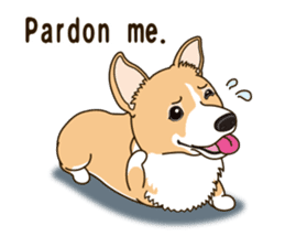 Sticker of Welsh Corgi. (English) sticker #12534075