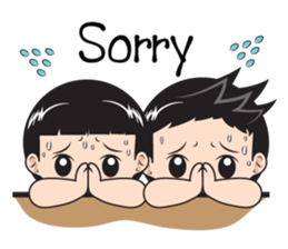 Mom and child stickers sticker #12534264