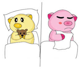 One of us: The Plump Pink, Love ! sticker #12534575