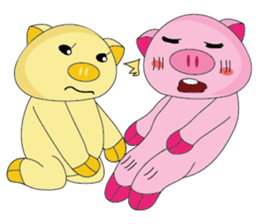 One of us: The Plump Pink, Love ! sticker #12534581