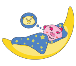 One of us: The Plump Pink, Love ! sticker #12534588