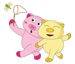 One of us: The Plump Pink, Love ! sticker #12534595