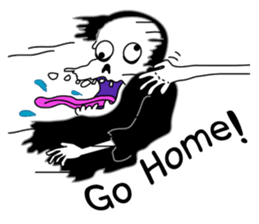 Ghost spirit go Inter sticker #12534796