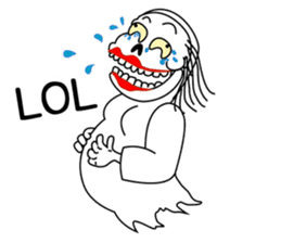 Ghost spirit go Inter sticker #12534799